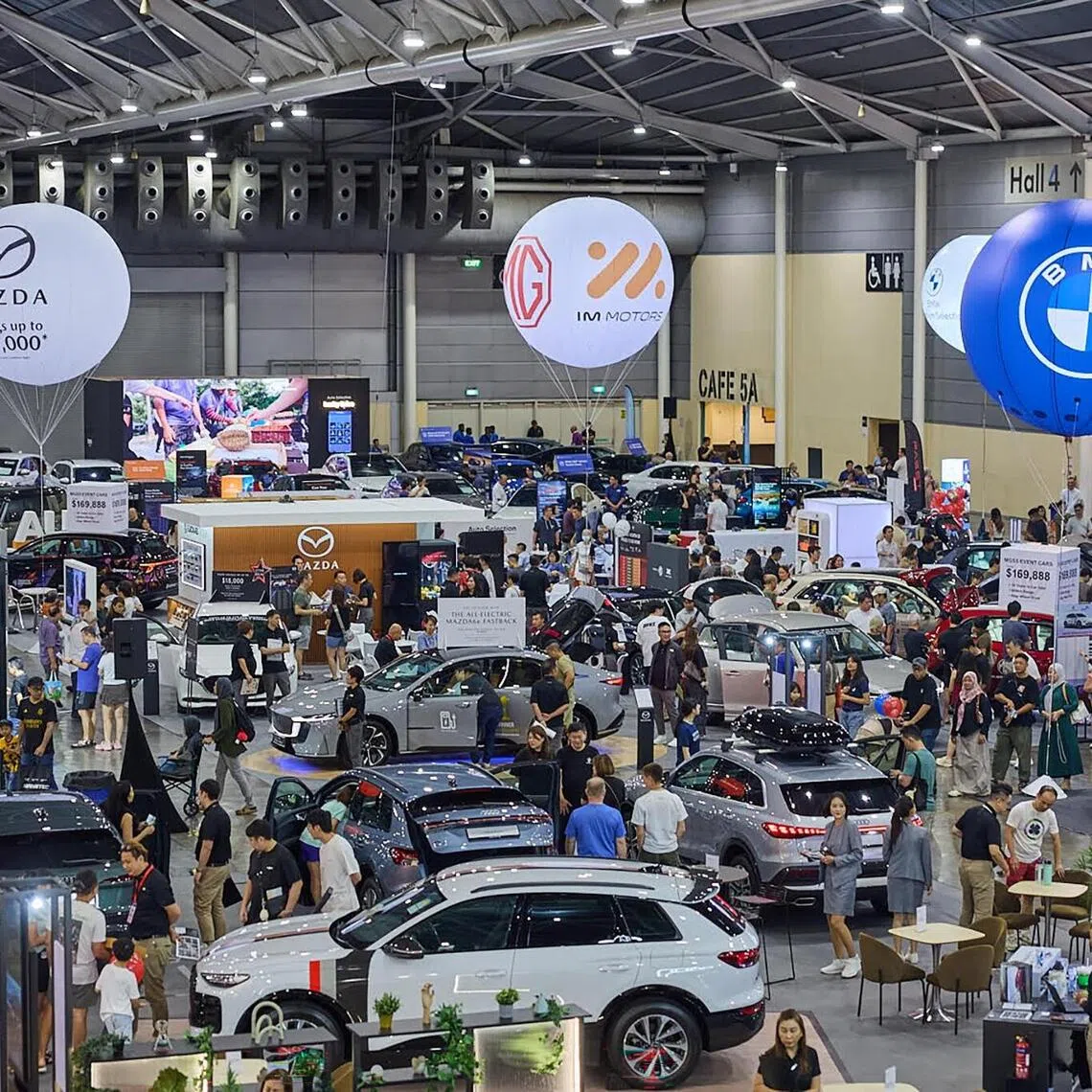 The Car Expo is happening at the Singapore Expo Hall 5 and Hall 6 on Oct 24 and 25.