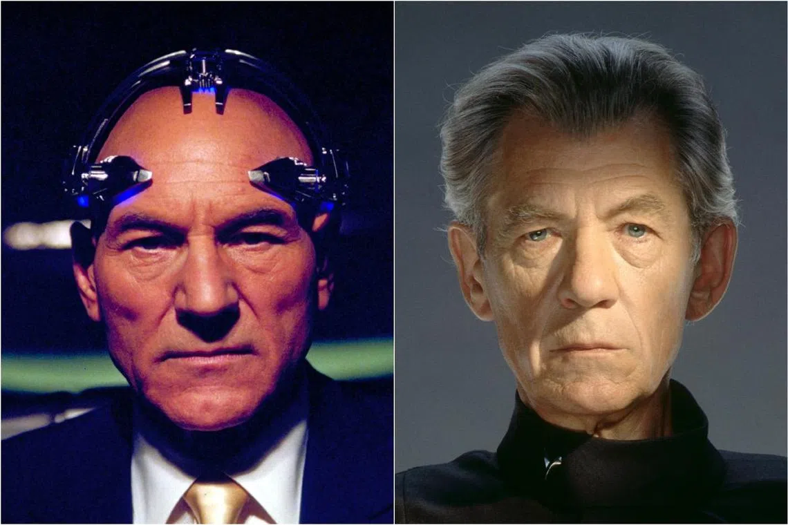 English actors Patrick Stewart (left) and Ian McKellen are among those surprisingly returning to the superhero roster for Avengers: Doomsday.