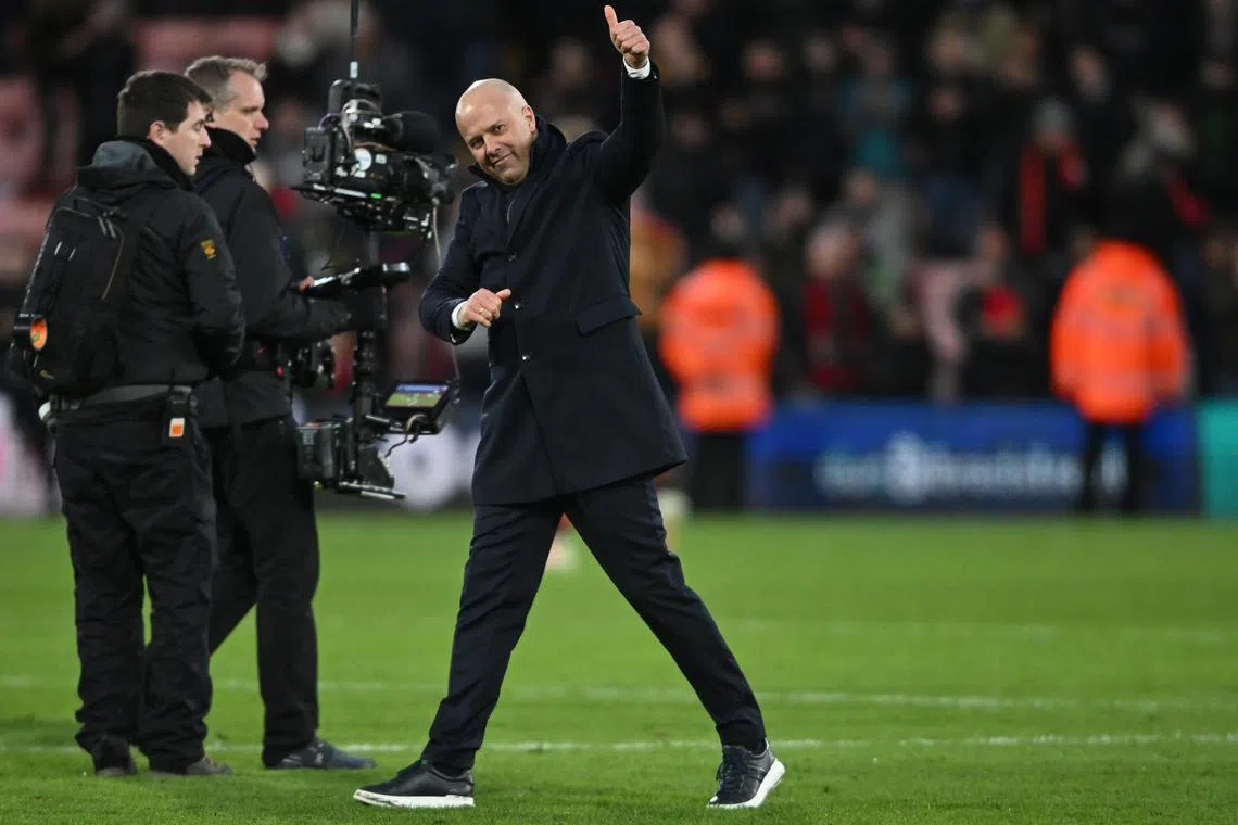 Liverpool manager Arne Slot will have to overturn a 1-0 deficit to Tottenham Hotspur in the League Cup semi-final, second leg.