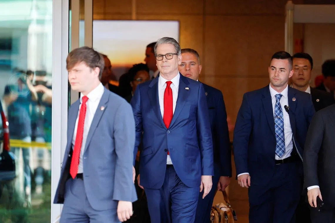US Treasury's Bessent, China's He hold talks in South Korea ahead of Trump-Xi summit