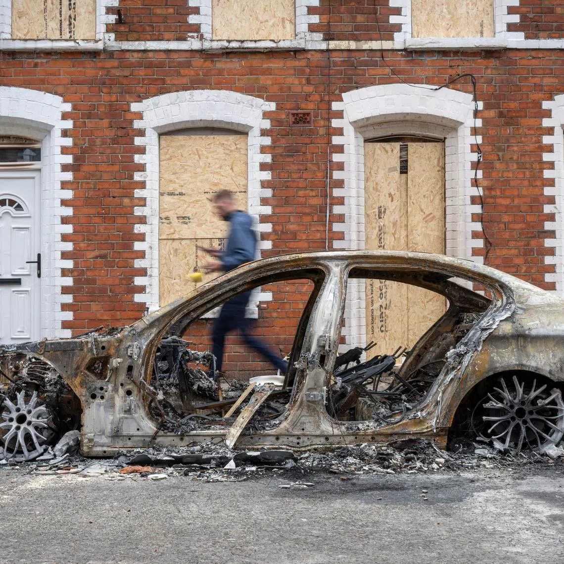 Hours of violent disorder erupted in Northern Ireland in the evening on June 9.