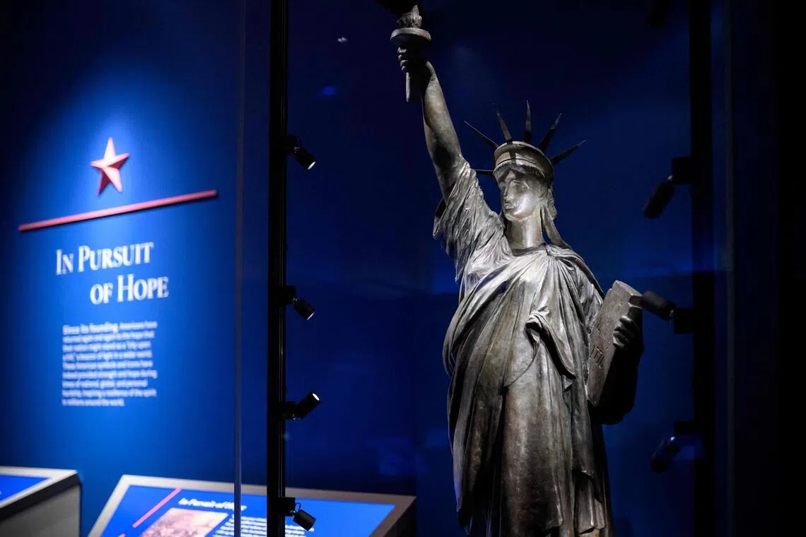 The exhibition, American Aspirations, will go on show for two months in Washington on June 2 ahead of the semiquincentennial.