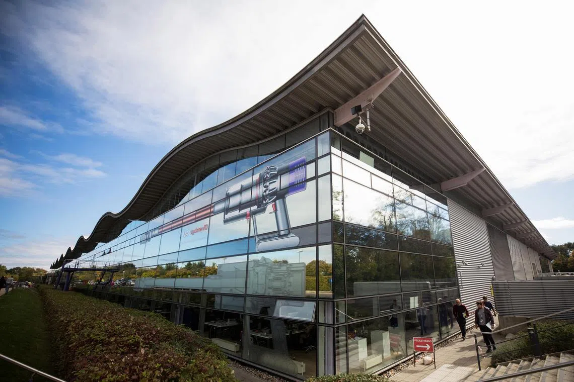 Dyson employs 3,500 people in Britain, including at its R&D centre in Malmesbury, west England.