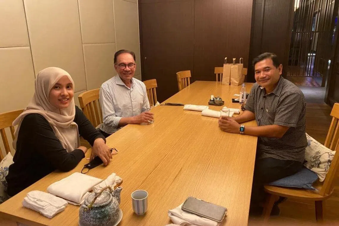 A fractious Parti Keadilan Rakyat election in May saw the incumbent Rafizi Ramli (right) cede the deputy presidency to Mr Anwar Ibrahim’s daughter Nurul Izzah.