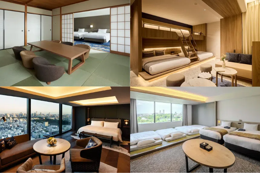 Best spacious hotels in Tokyo