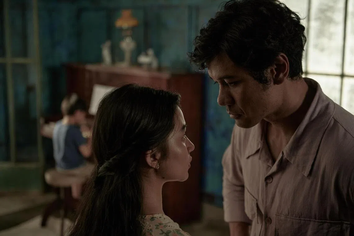 From left: Ariel Tatum and Chicco Jerikho in the Indonesia historical epic This City Is A Battlefield.  