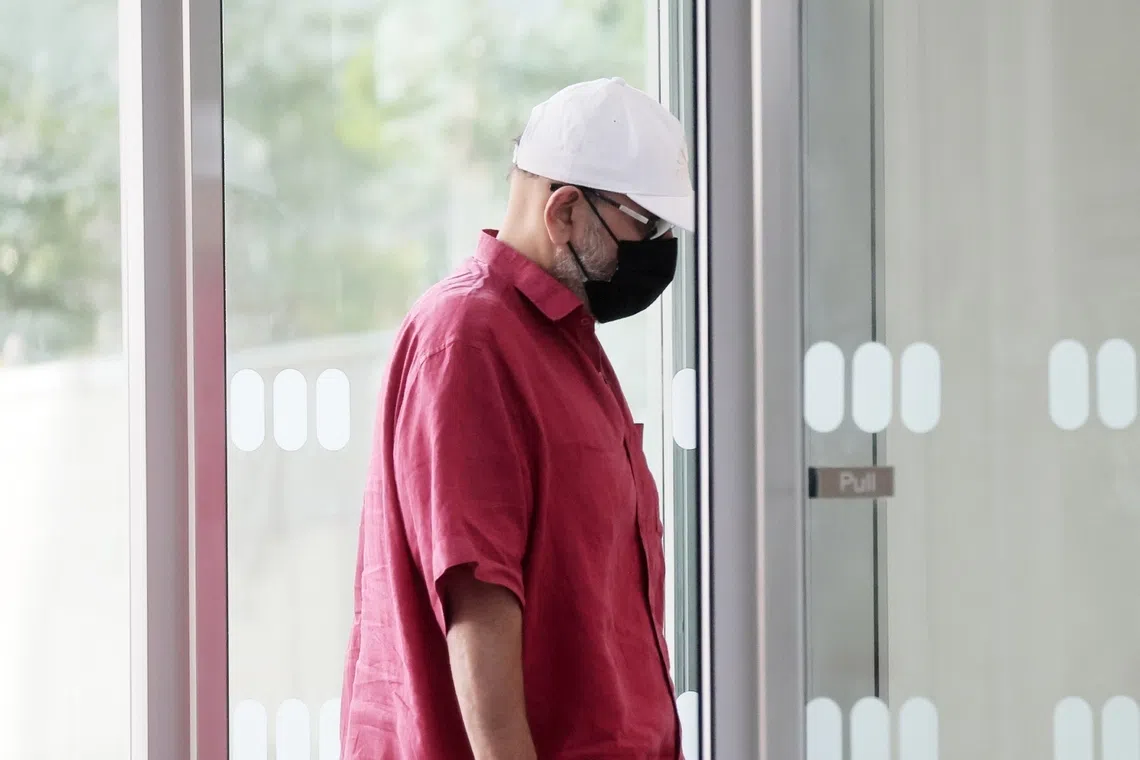 Bijabahadur Rai Shree Kantrai arriving at State Courts on Aug 20, 2024.