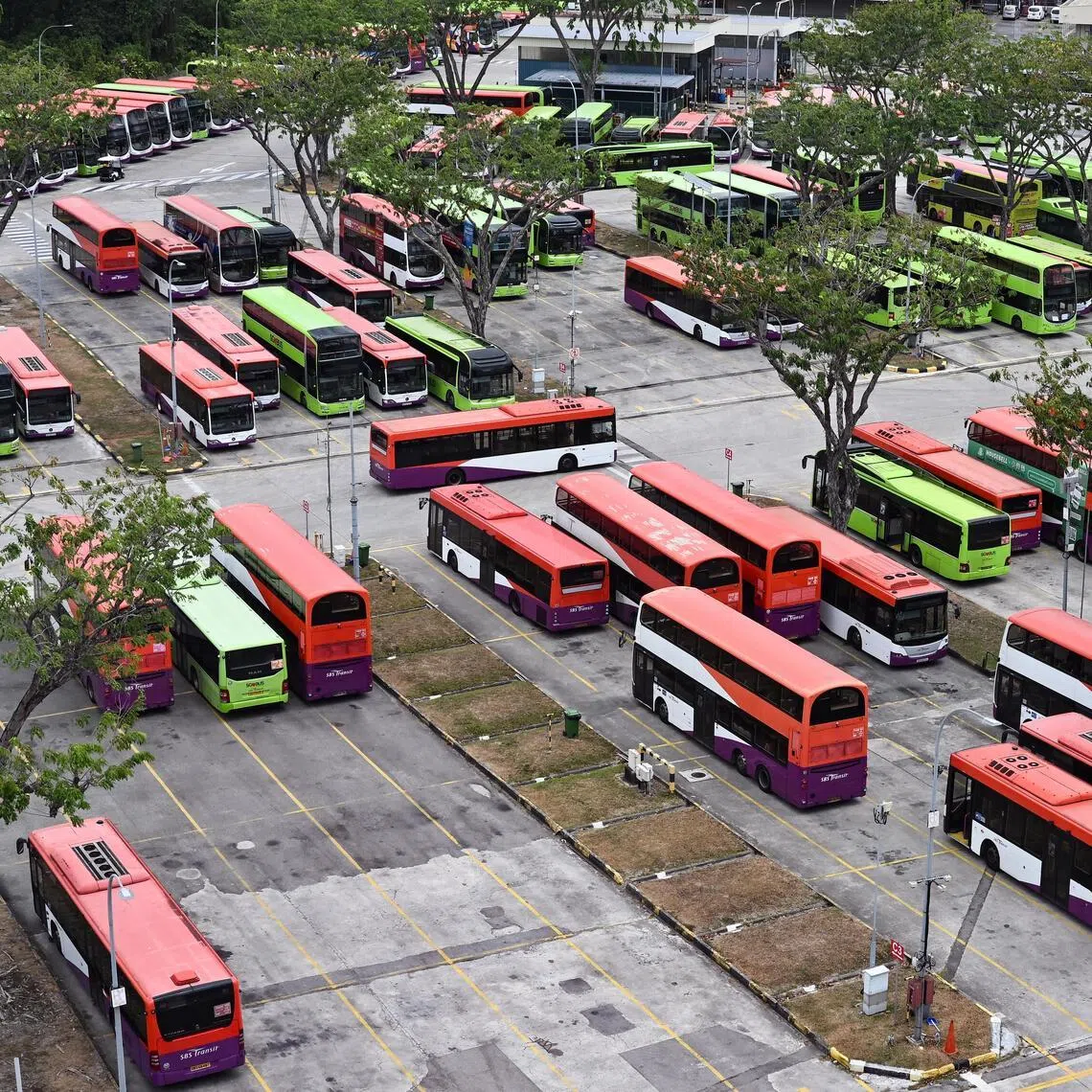SBS Transit Bedok North Bus Depot along Bedok North Avenue 4.