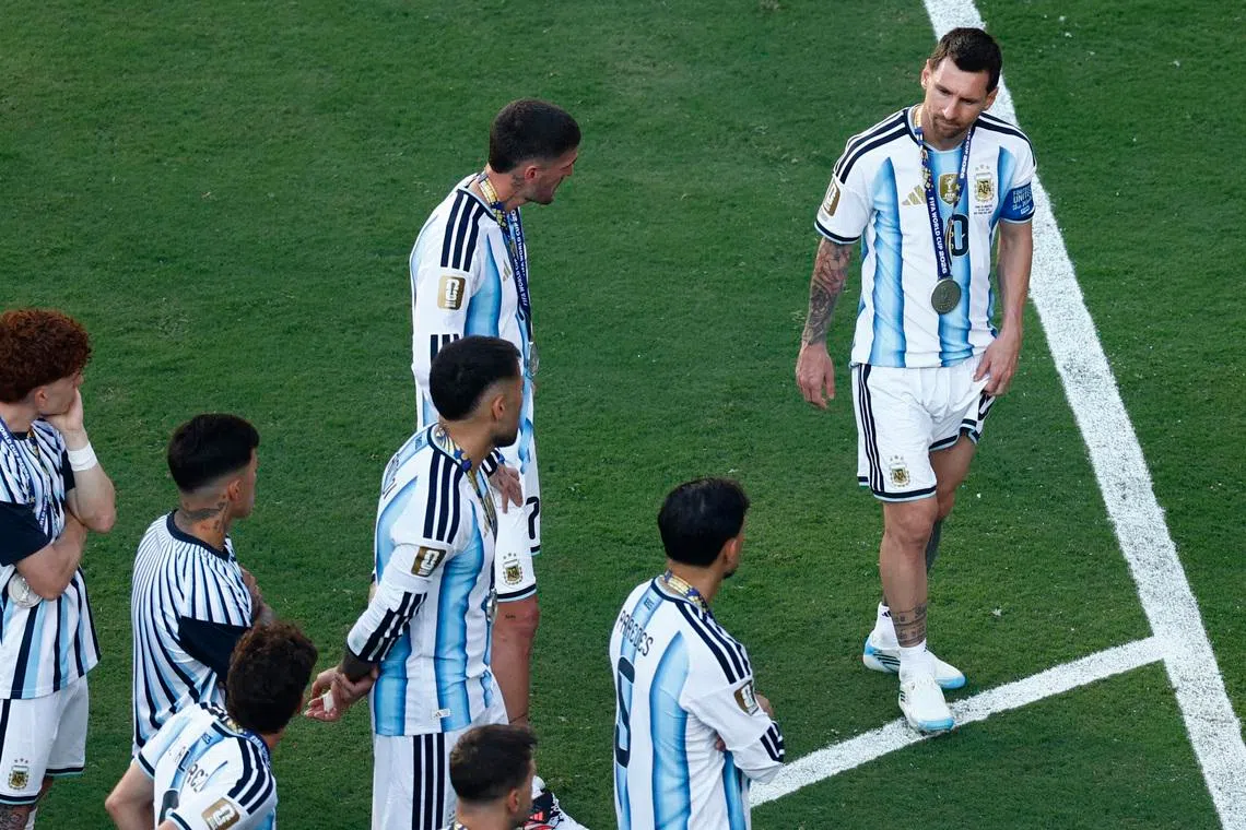 Argentina had produced several comeback victories in the knockout stages but could not find one in the final.