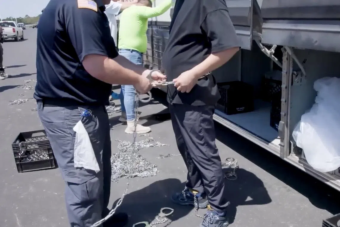 More than 300 South Koreans were among 475 people arrested by US immigration officials.