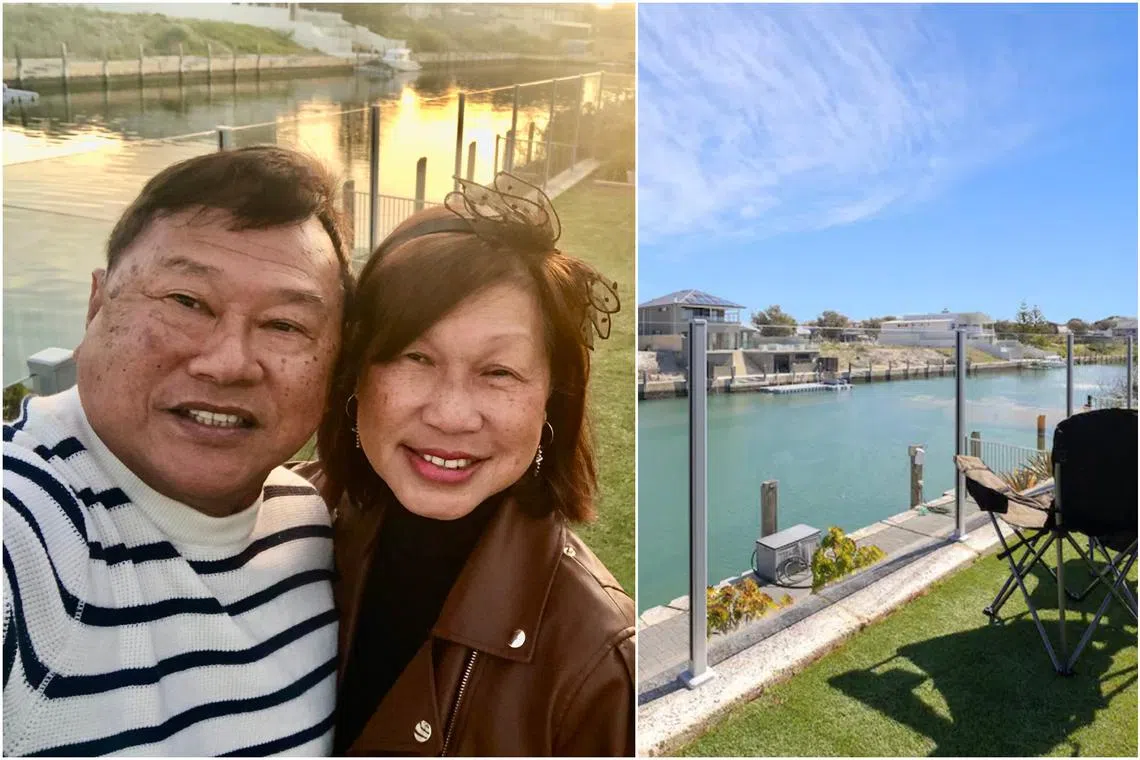 Mr Melvin Wee and his wife Claudine run an Airbnb in Mandurah, an hour’s drive from Perth city.