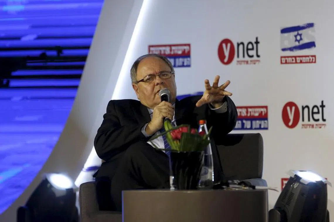 Former settler leader, Dani Dayan, who was announced as the consul-general in New York on Monday, speaks at a conference on fighting the anti-Israel boycott, in Jerusalem March 28, 2016. REUTERS/Ronen Zvulun/File Photo