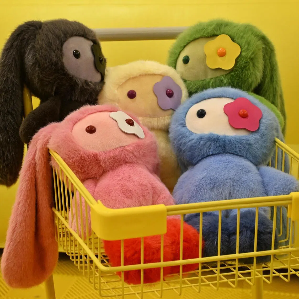 Juju plushies by Australian contemporary artist Cj Hendry.