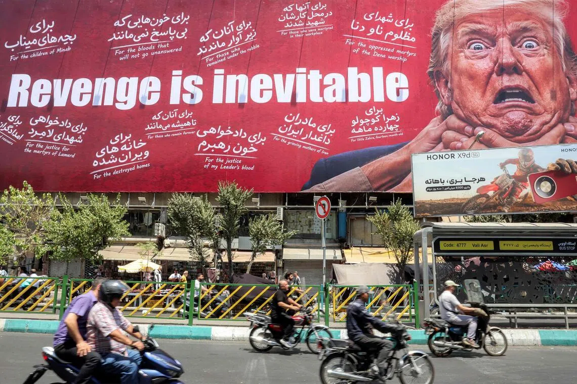 Following 13 successive nights of intensifying bombing that provoked Tehran to fire on US bases in response, US President Trump halted the campaign over the weekend.