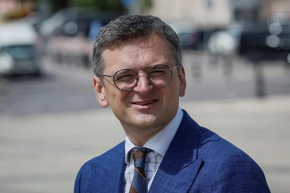 Ukrainian Foreign Minister Dmytro Kuleba’s visit until July 26 is his first since the war began in February 2022.