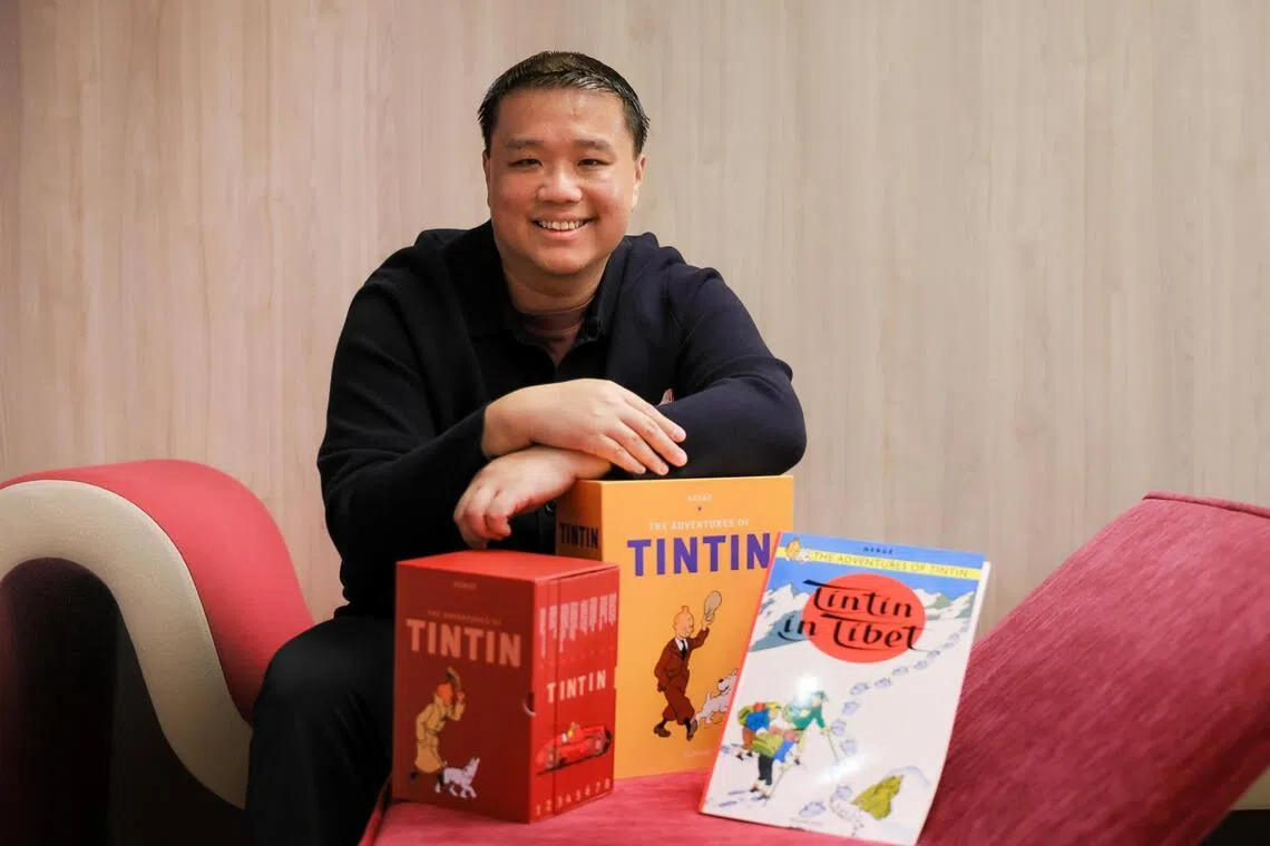 Breast Cancer Foundation CEO Jacob Soo with some of his favourite books at his office in Sin Ming on May 18, 2026.