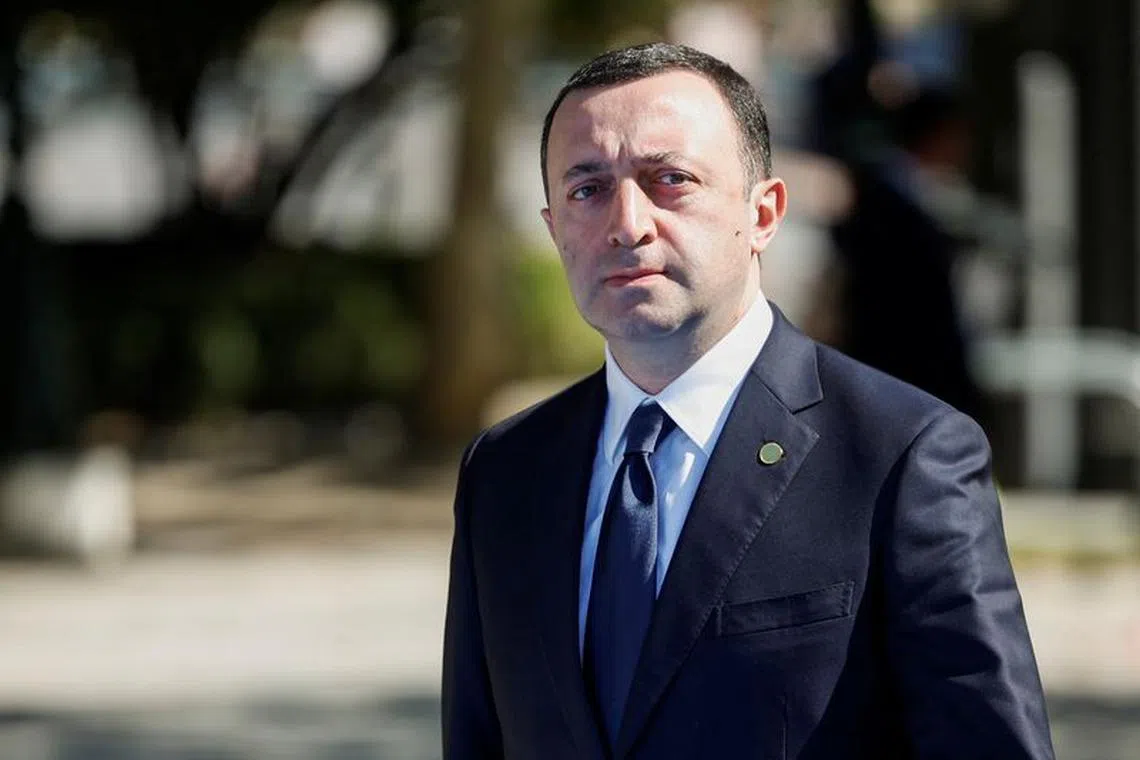 Georgia's Prime Minister Irakli Garibashvili attends the European Political Community Summit in Granada, Spain October 5, 2023. REUTERS/Juan Medina/File Photo