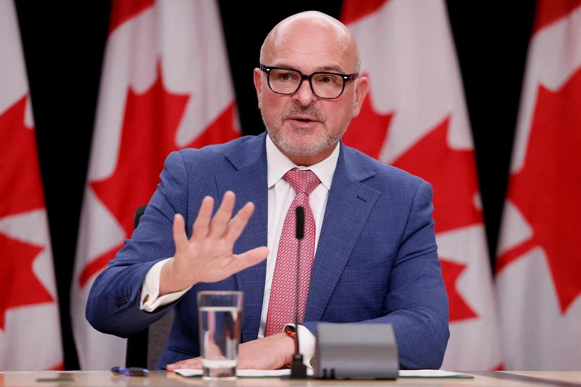 Mr Randy Boissonnault, who was named employment minister only in 2023, recently came under fire over shifting statements about his heritage. 