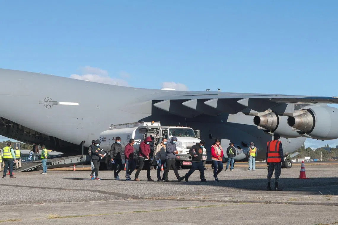 Mr Trump promised to scale up arrests and deportations, with a goal of removing any foreigner in the country without permission. 