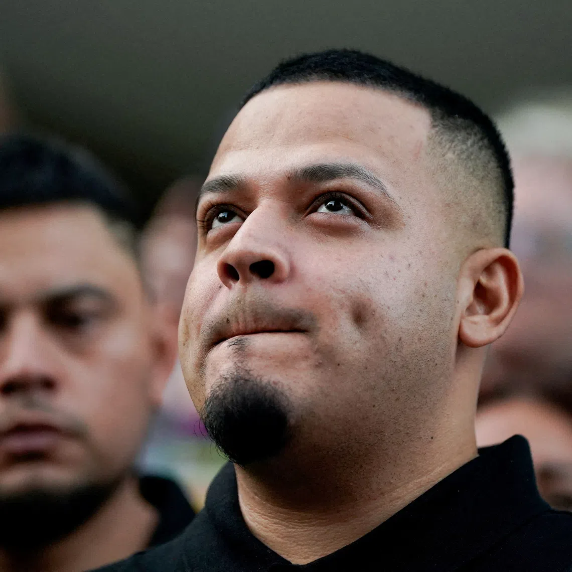 FILE PHOTO: Kilmar Abrego, the migrant whose wrongful deportation to El Salvador made him a symbol of U.S. President Donald Trump's aggressive immigration policies, appears for a check-in at the ICE Baltimore field office three days after his release from criminal custody in Tennessee, in Baltimore, Maryland, U.S., August 25, 2025.  REUTERS/Elizabeth Frantz/File Photo