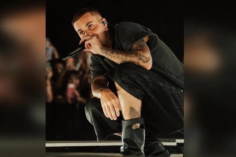 Justin Bieber played the role of DJ at Coachella and took requests from online viewers.