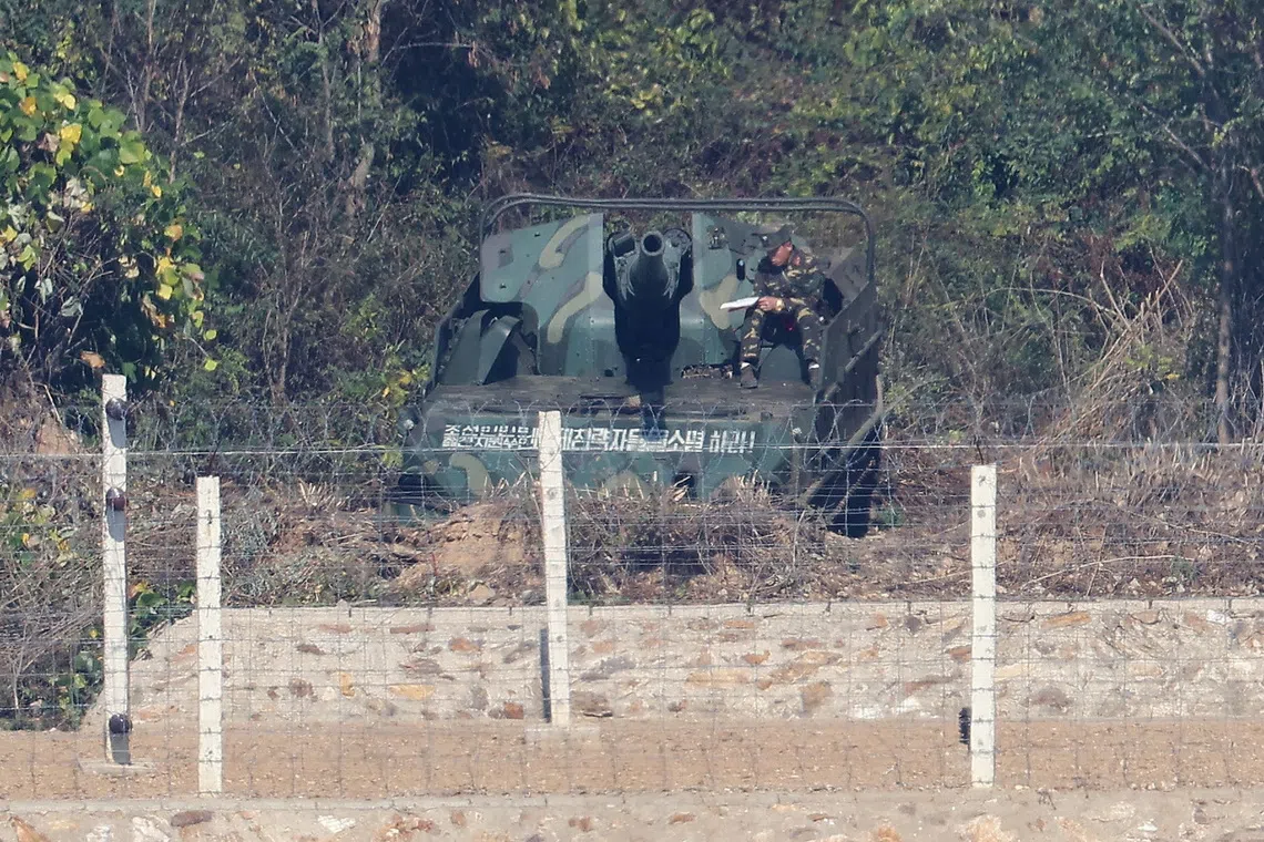 North Korean artillery pointed south stirs concern at border ...