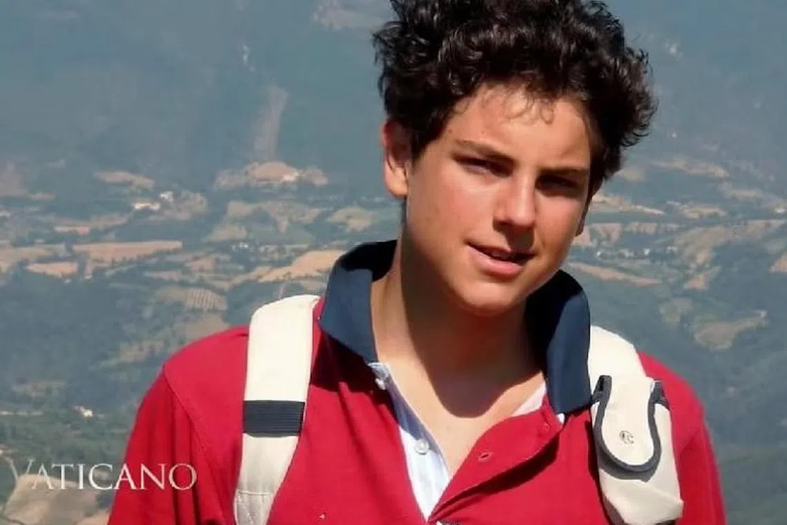 Carlo Acutis was dubbed the "cyber apostle of the Eucharist" for evangelising through the internet.