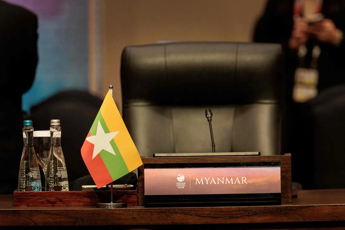 Myanmar’s junta said the country would not take up its upcoming chairmanship of the bloc in 2026. 