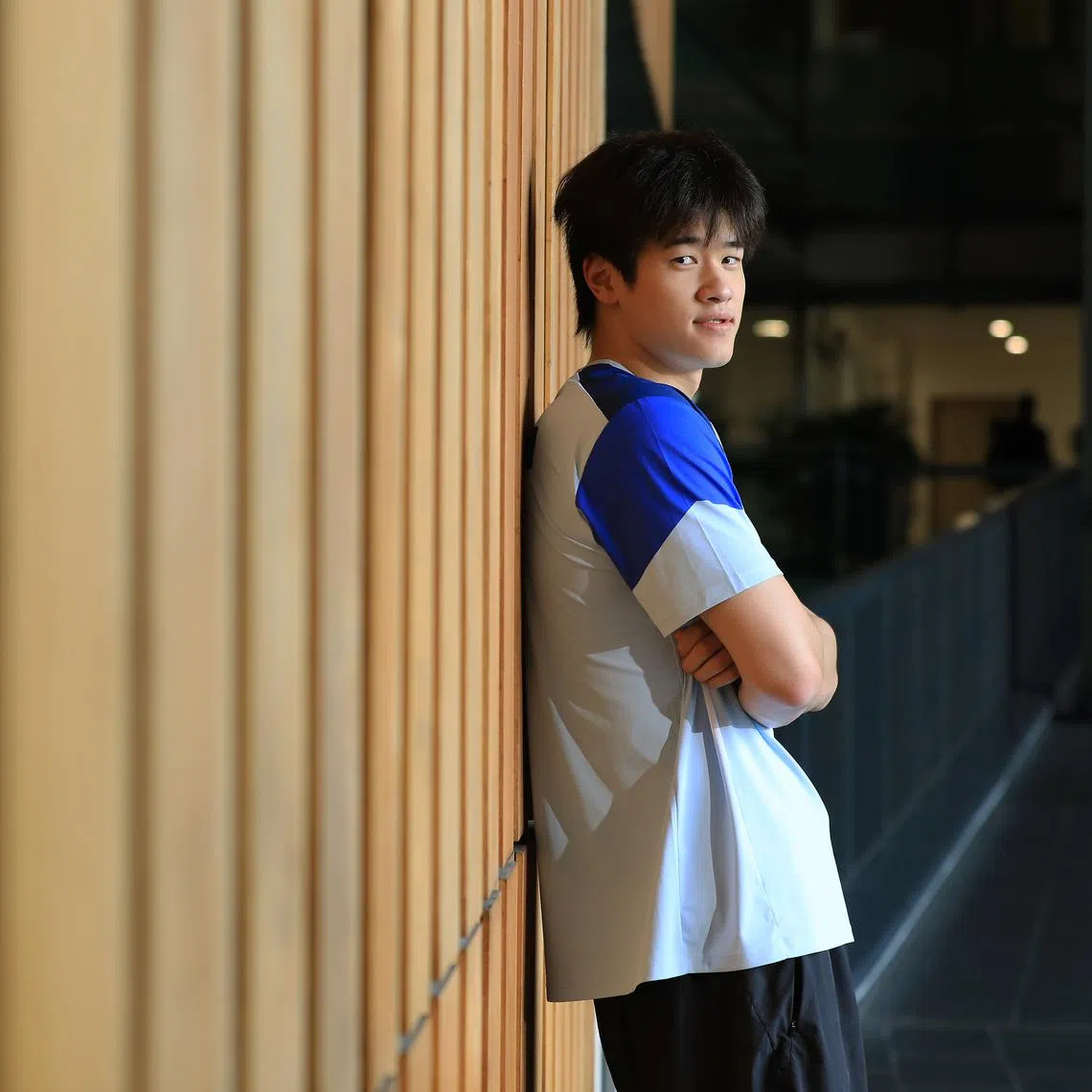 China’s multiple Olympic and world champion Pan Zhanle, 29 October 2024. 何炳耀/陈芷馨/采访中国泳手潘展乐 