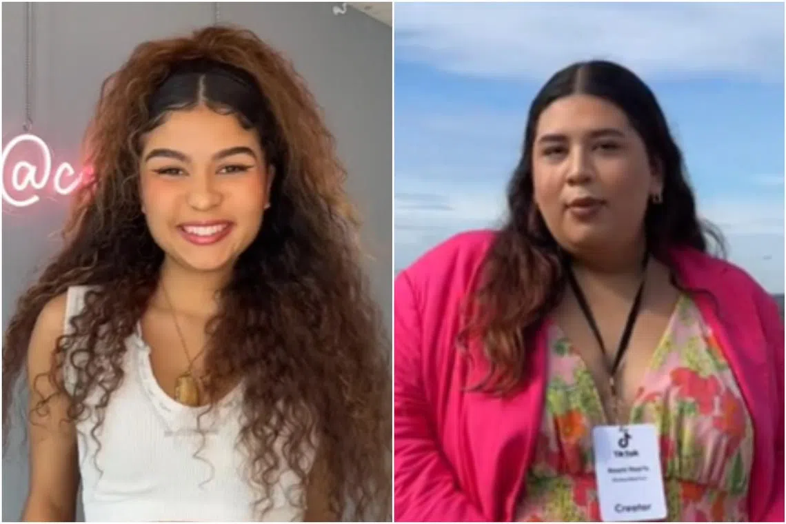 TikTok stars Casssidy_J (left) and NaomiHearts are among those who have found popularity and fans on the platform.