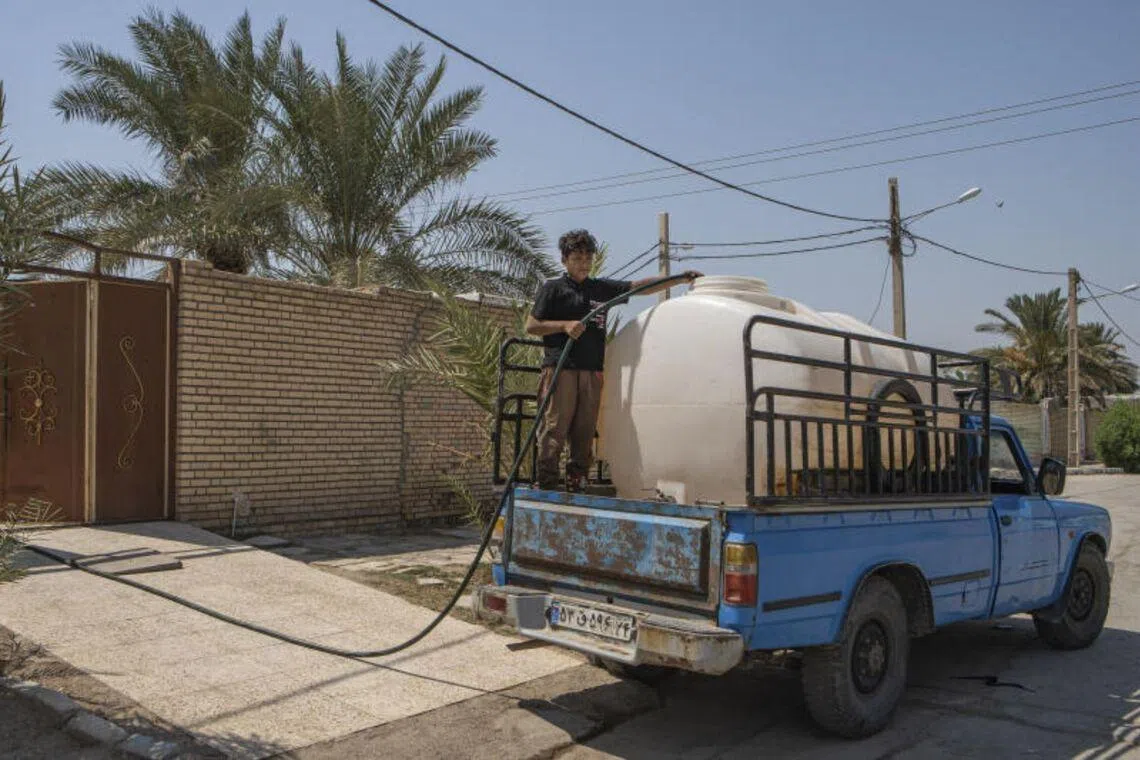 Iran has threatened to target desalination plants after it said its own water infrastructure had sustained damage in the war with Israel and the US.