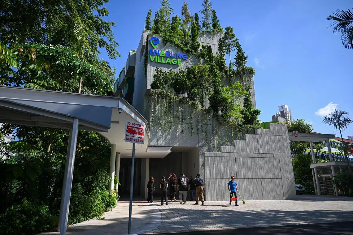 Vista, a four-storey block at the Enabling Village, officially opened on Dec 5.