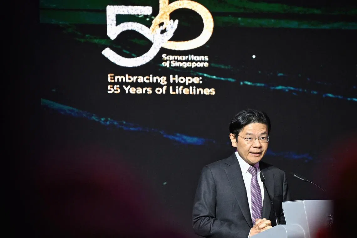 DPM Lawrence Wong said social media makes it easier to access information that can lead to risky behaviour, or self-harm.