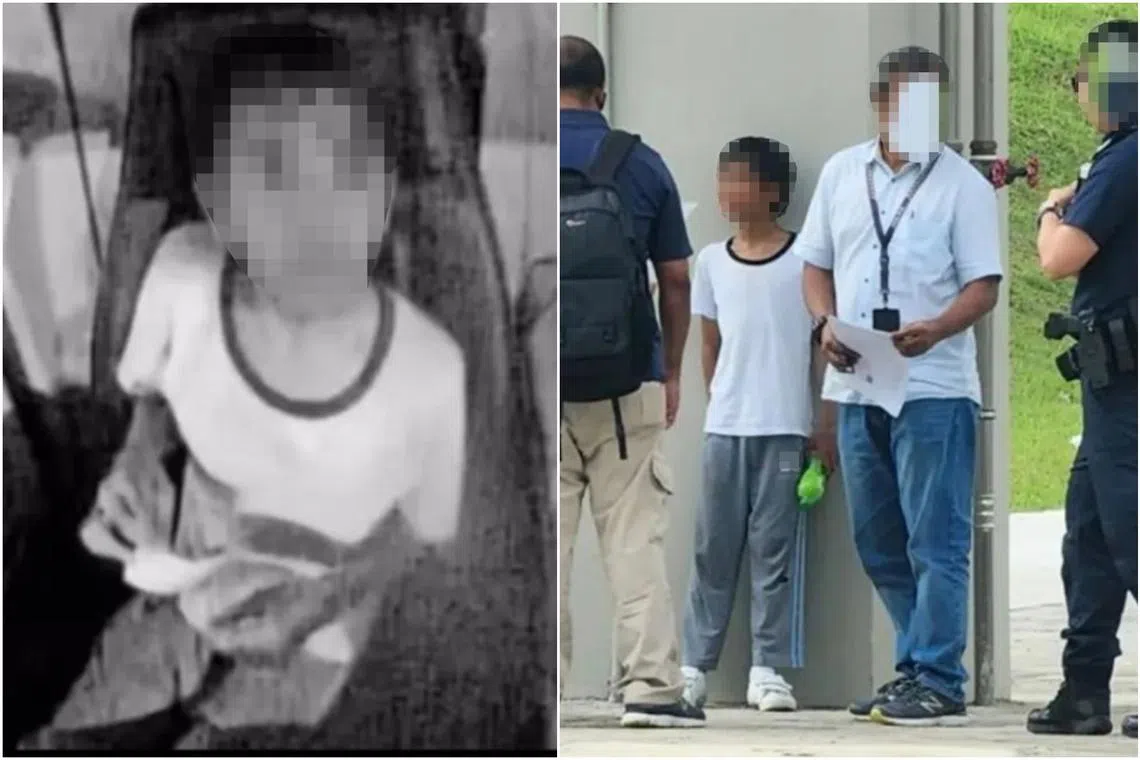 Images circulating online show a boy wearing a white shirt in the driver’s seat of a bus..