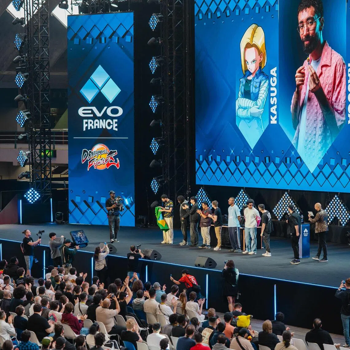A generic photo of an E-Sports competition. 
