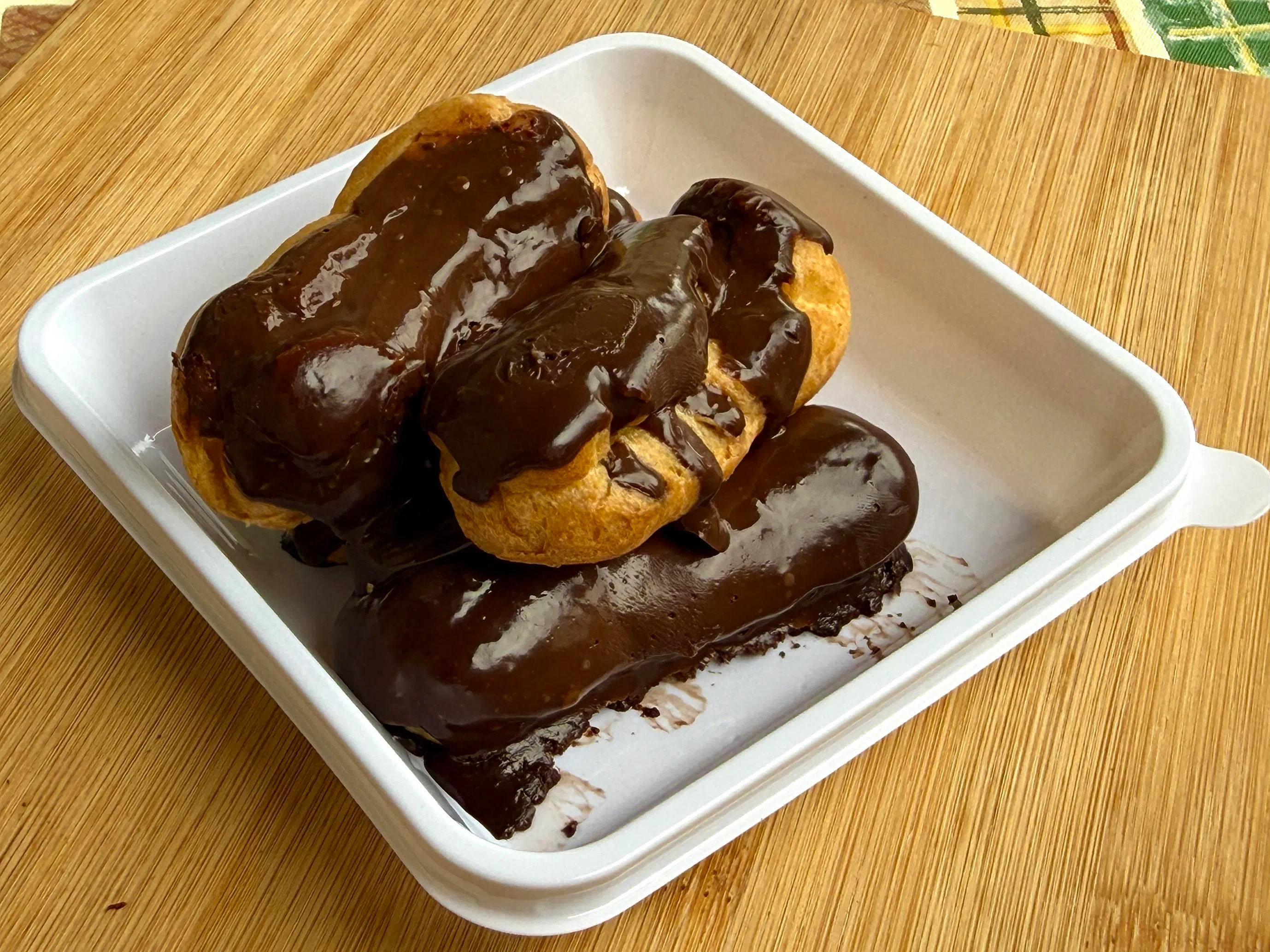 Mini Chocolate Eclairs.
