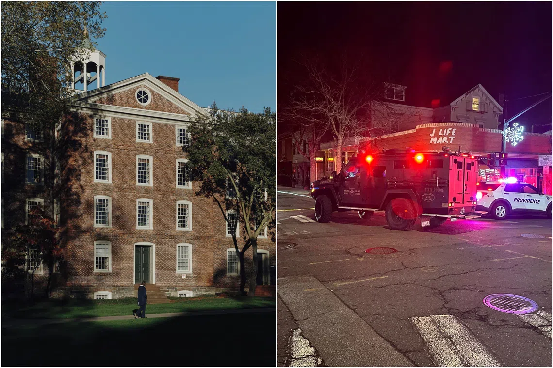 Brown University remained on lockdown on the afternoon of Dec 13.