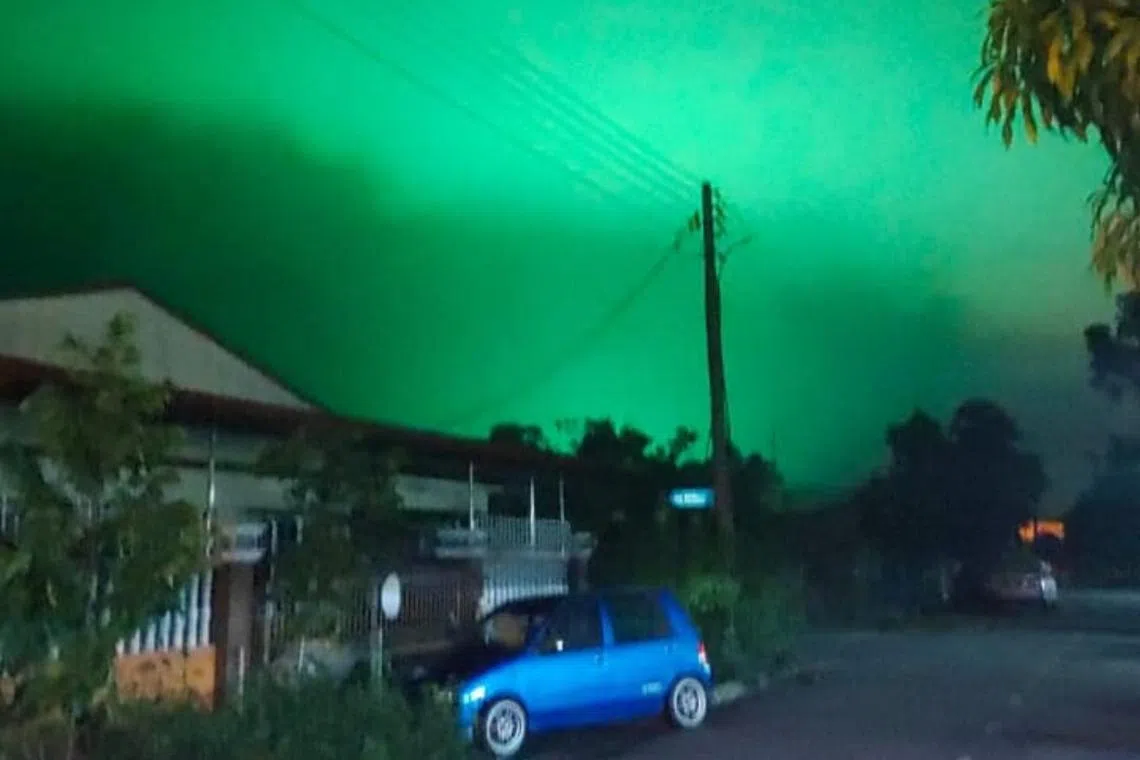 Locals in Sungai Besar, a coastal town in Selangor, first noticed the bright rays at around 8.30pm on Oct 24.