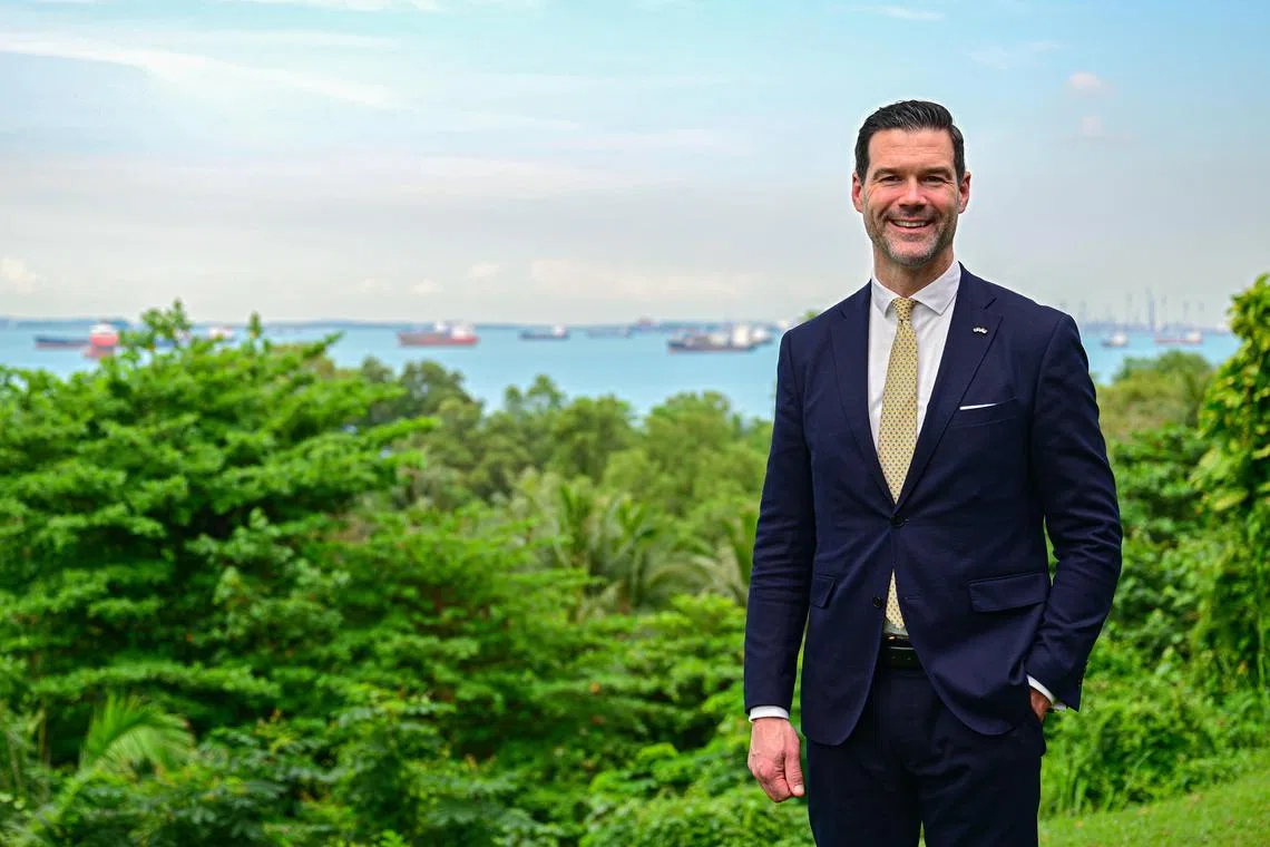 ST20231205_202336228976 mcsweden Azmi/

Profile of Mr Johan Forssell, Swedish Minister for International Development Cooperation and Foreign Trade, who arrived in Singapore on Dec 5 for the Sweden Indo-Pacific Business Summit at Sofitel Singapore Sentosa on Dec 5.

ST PHOTO: AZMI ATHNI

ST PHOTO: AZMI ATHNI
