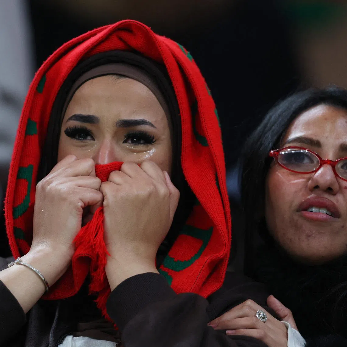 Soccer Football - CAF Africa Cup of Nations - Morocco 2025 - Final - Senegal v Morocco - Prince Moulay Abdellah Stadium, Rabat, Morocco - January 18, 2026 Morocco fans look dejected after the match REUTERS/Amr Abdallah Dalsh