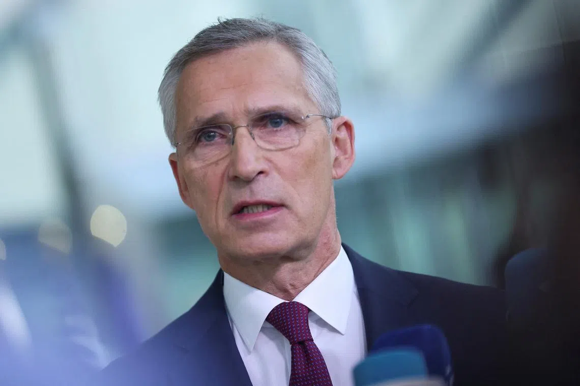 Nato chief Jens Stoltenberg told Britain's Telegraph newspaper that Nato members were consulting about deploying more nuclear weapons.