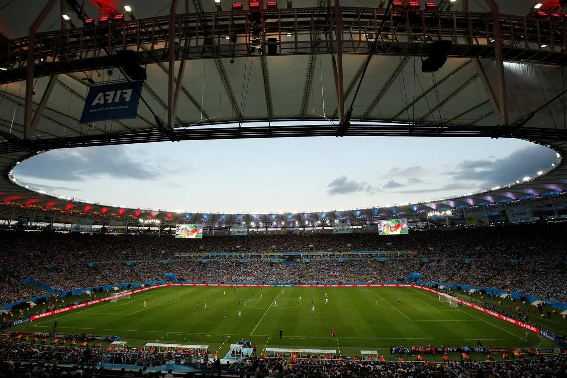 FILE PHOTO: Football - Germany v Argentina - FIFA World Cup Brazil 2014 - Final - Estadio do Maracana, Rio de Janeiro, Brazil - 13/7/14 
A general view of the stadium during the match 
Mandatory Credit: Action Images / John Sibley  
Livepic 
EDITORIAL USE ONLY./File Photo