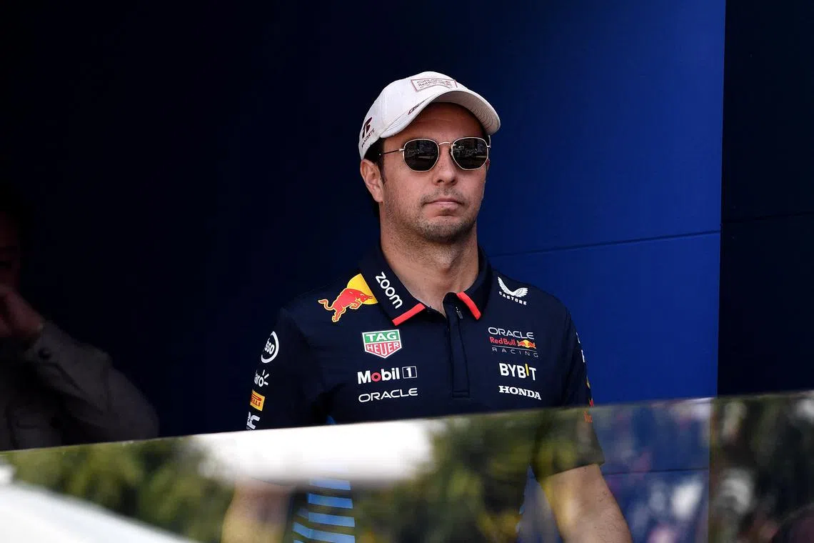 Formula One F1 - Monaco Grand Prix - Circuit de Monaco, Monaco - May 26, 2024 Red Bull's Sergio Perez arrives before the race REUTERS/Jennifer Lorenzini/File Photo