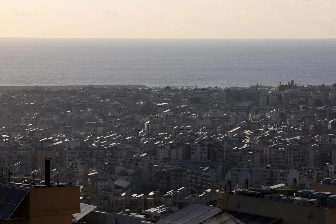 A view of Beirut's southern suburbs, as seen from Hadath, Lebanon September 19, 2024. REUTERS/Mohamed Azakir/File Photo