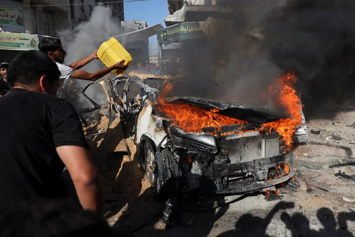 Israeli strikes kill 3 in Gaza, medics say