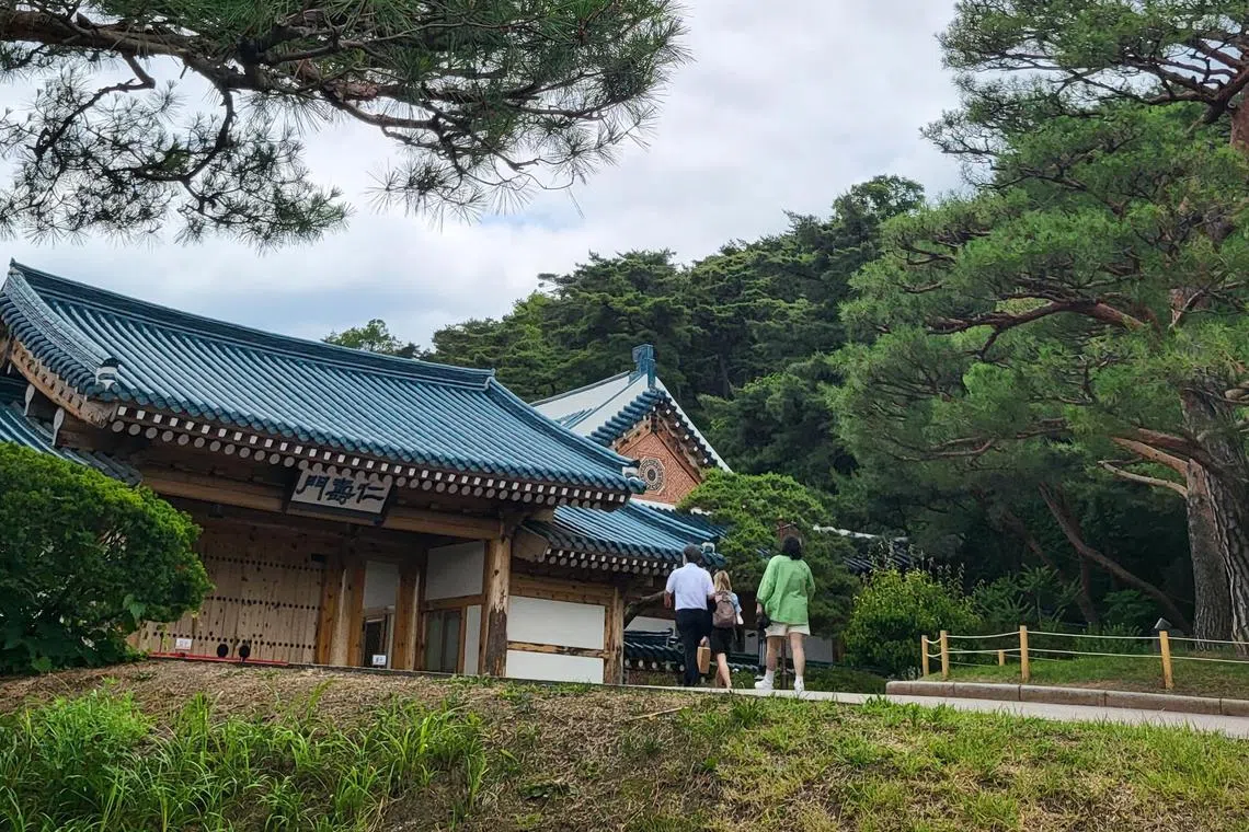 The Blue House in Seoul, which has become a tourist attraction. South Korea is expanding efforts to woo tourists from South-east Asia.