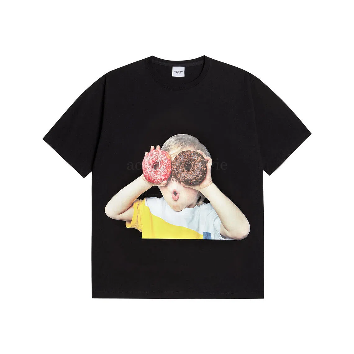 ADLV Baby Face Short Sleeve T-shirt Donuts.