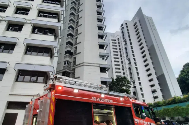 One person taken to hospital, 70 evacuated after fire at Depot Road HDB flat