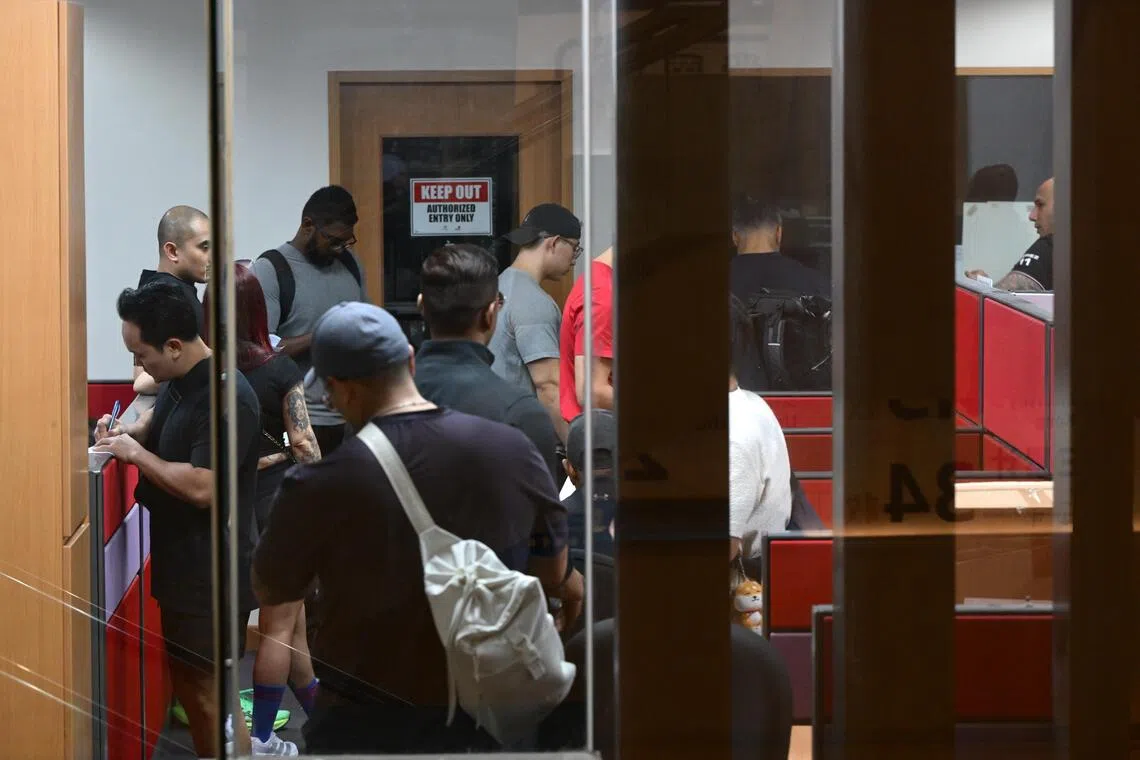 Dozens of former employees of True Fitness and True Yoga attended a liquidators’ meeting in Claymore Hill on Sept 11.