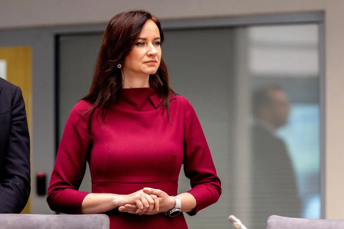 Prime Minister Inga Ruginiene was sworn in on Sept 25 with a comfortable majority of 80 out of 122 votes in favour of her new government.